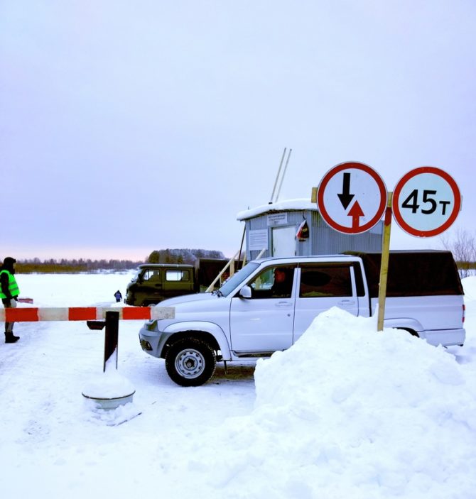 23 января в Соликамском городском округе открыто две ледовые переправы грузоподъемностью до 45 тонн